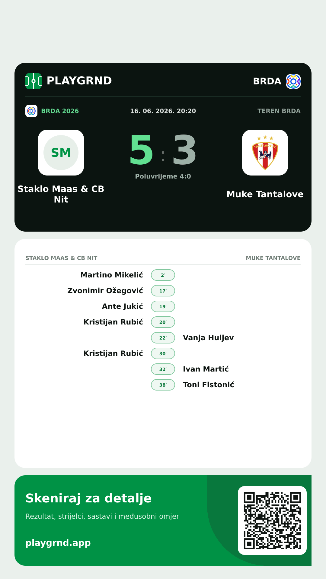 Story slika: Staklo Maas & CB Nit 5:3 Muke Tantalove
