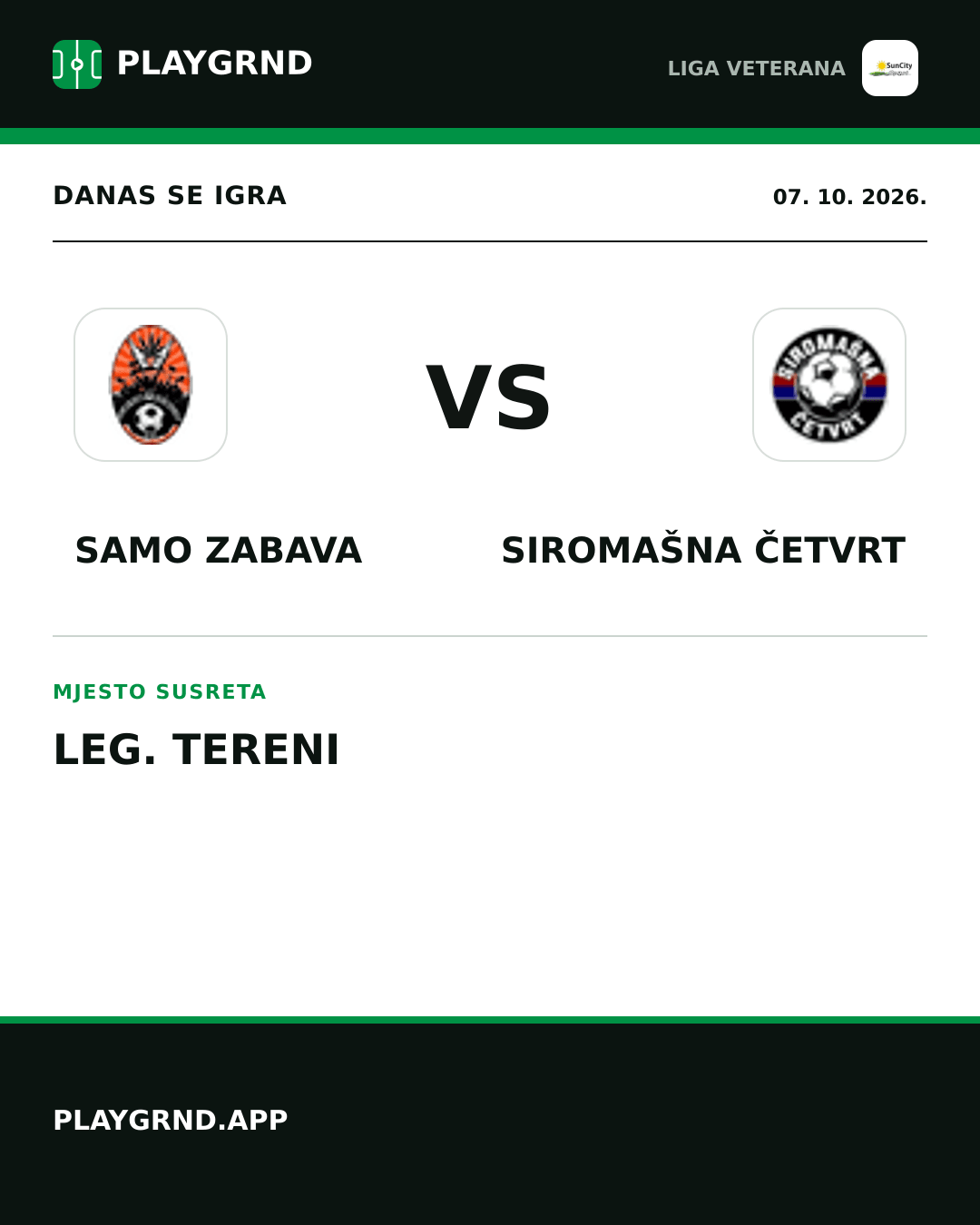 Instagram slika: Samo Zabava vs Siromašna Četvrt