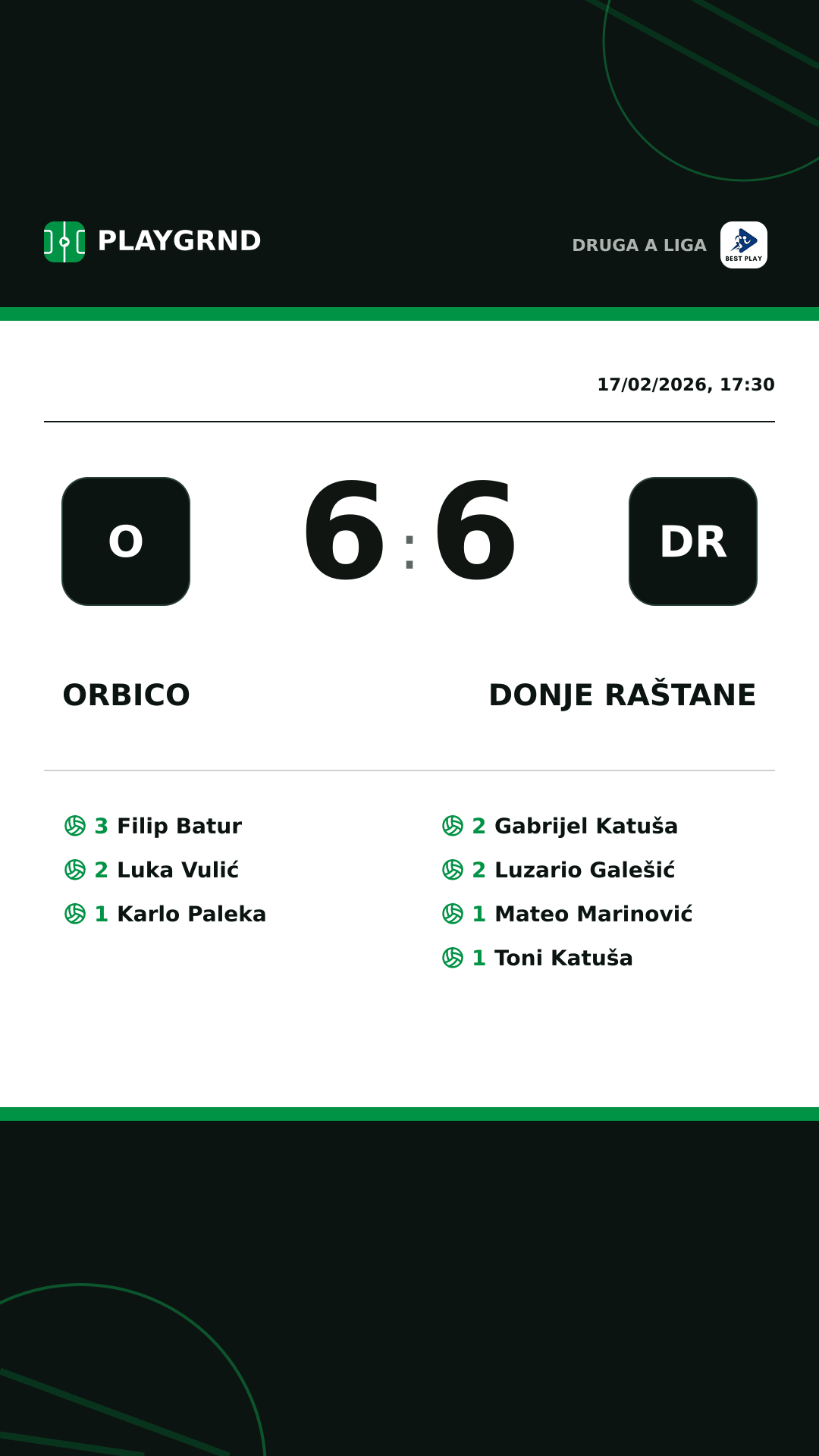 Instagram artwork: Orbico 6:6 Donje Raštane