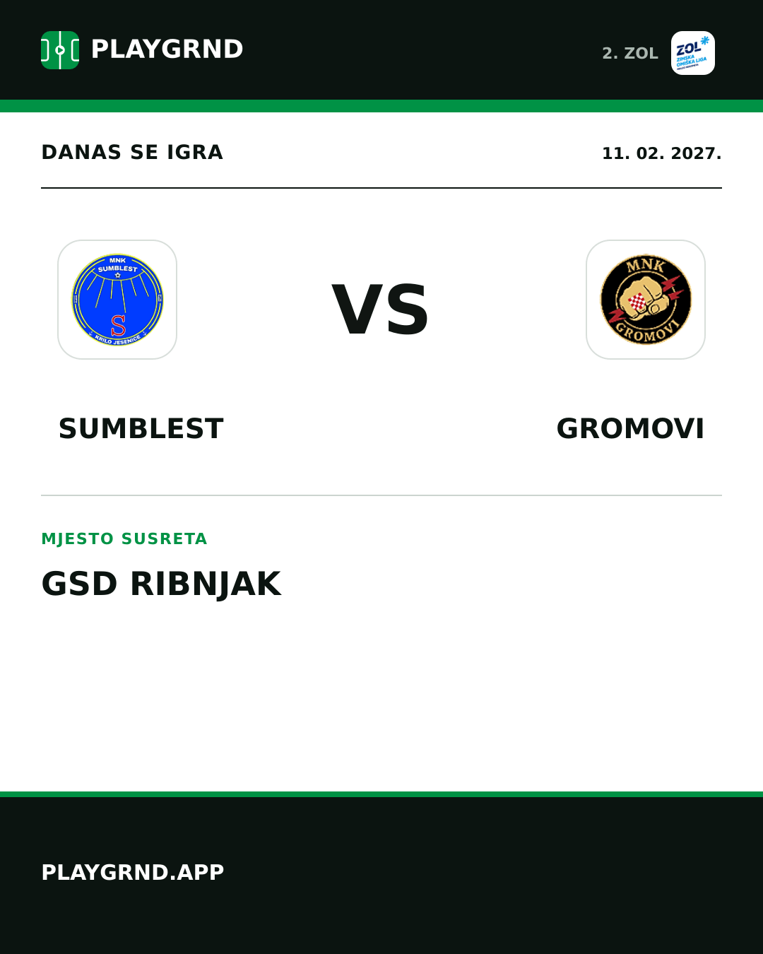 Instagram slika: Sumblest vs Gromovi