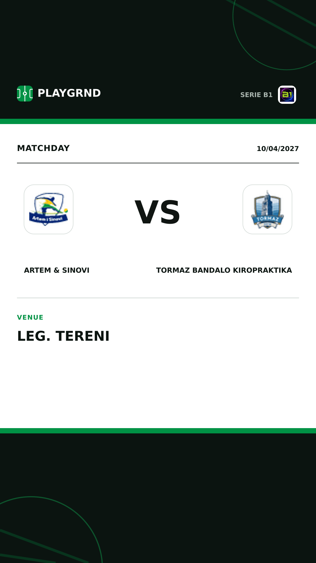 Instagram artwork: Artem & Sinovi vs Tormaz Bandalo Kiropraktika