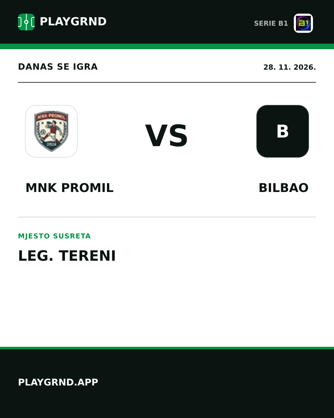 Instagram slika: Mnk Promil vs Bilbao