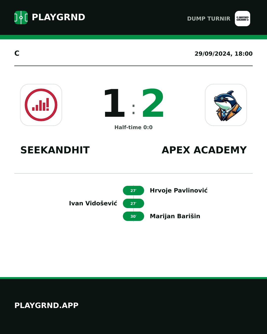 Instagram artwork: SeekandHit 1:2 Apex Academy