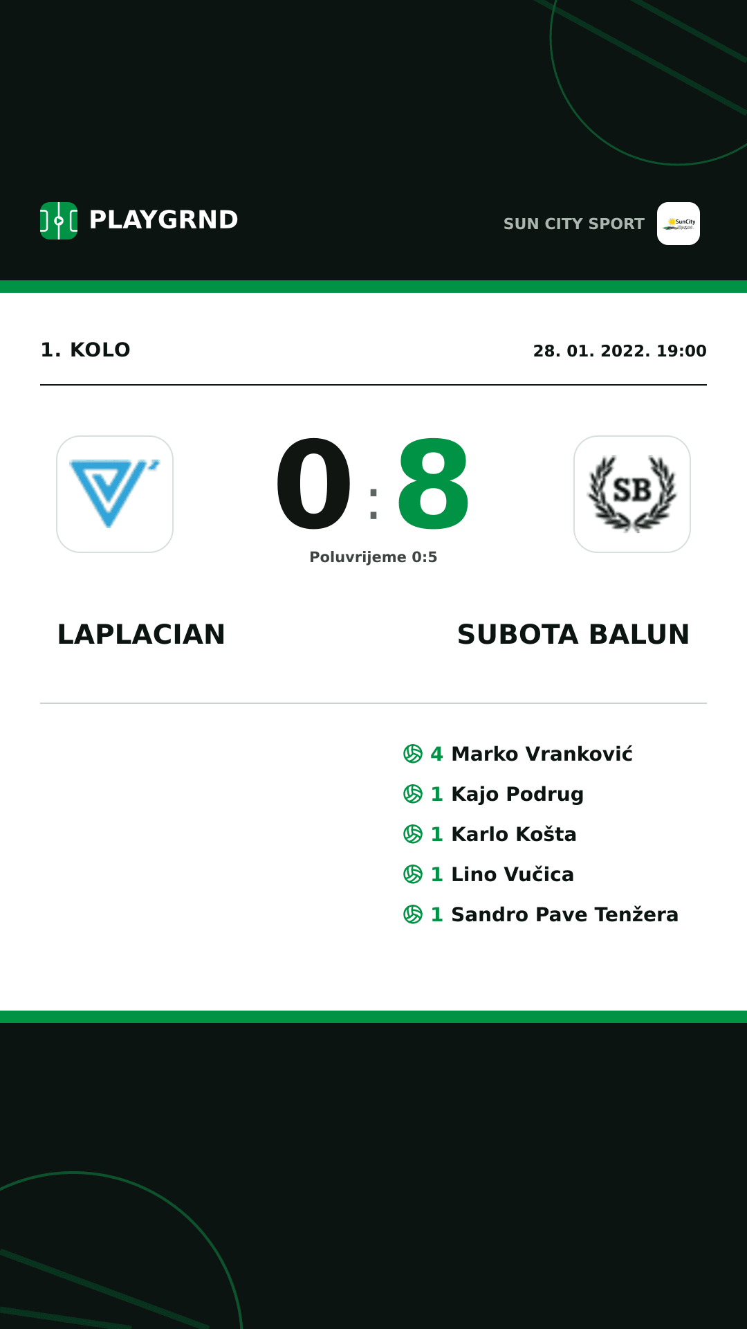 Instagram slika: Laplacian 0:8 Subota Balun
