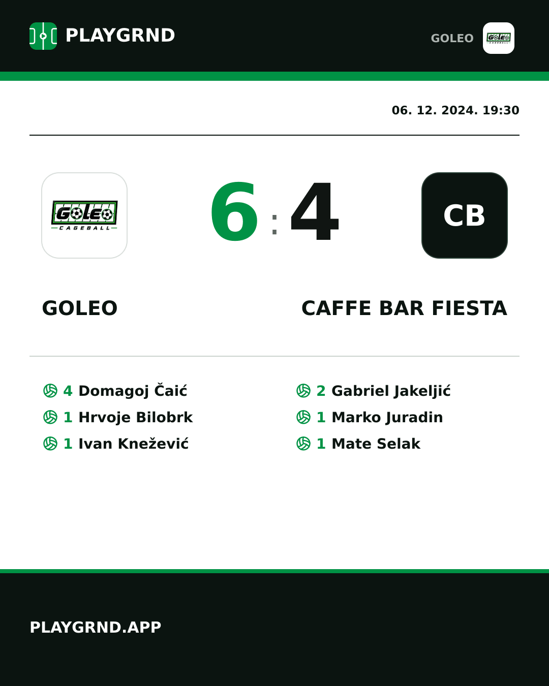 Instagram slika: Goleo 6:4 Caffe bar Fiesta