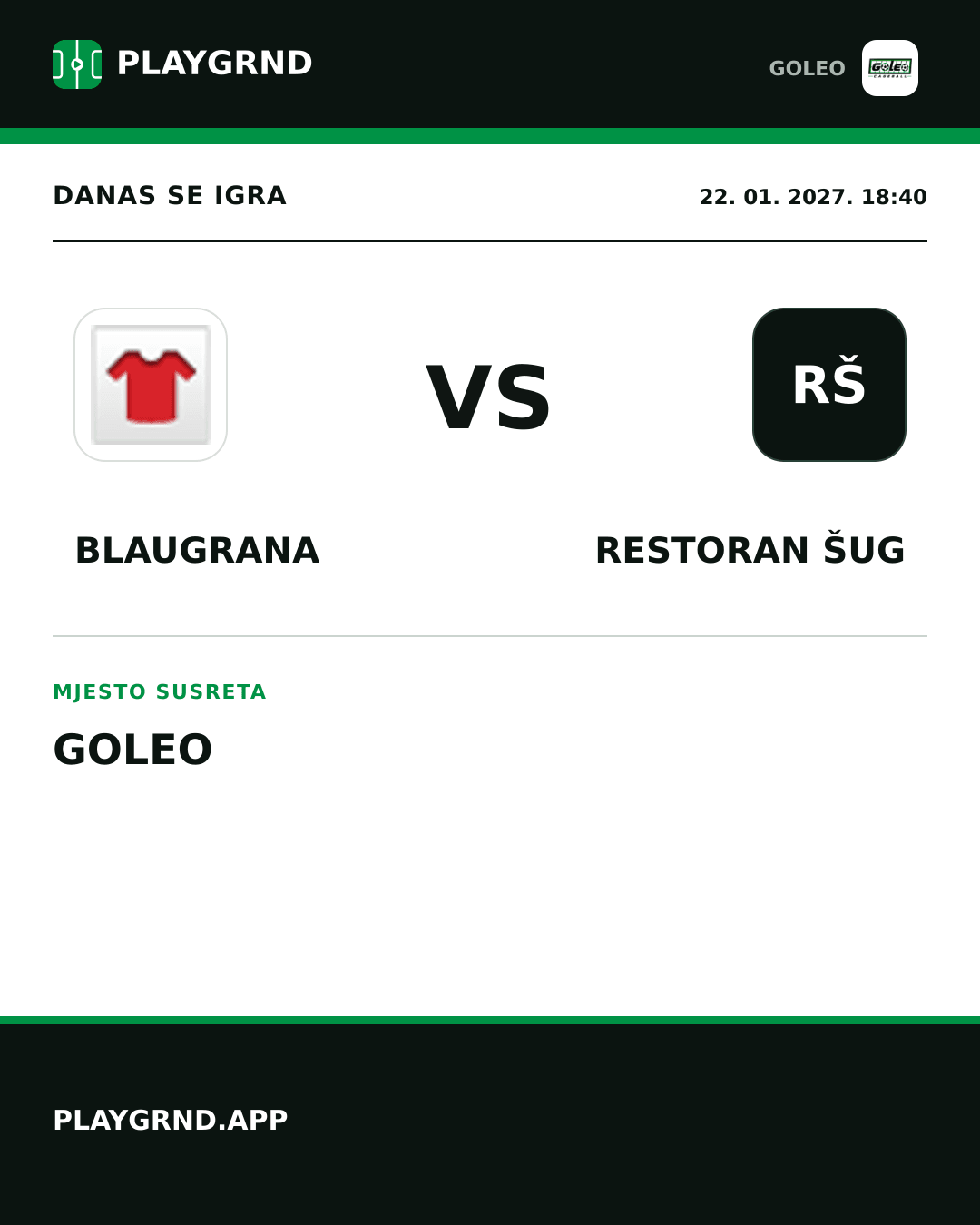 Instagram slika: Blaugrana vs Restoran Šug