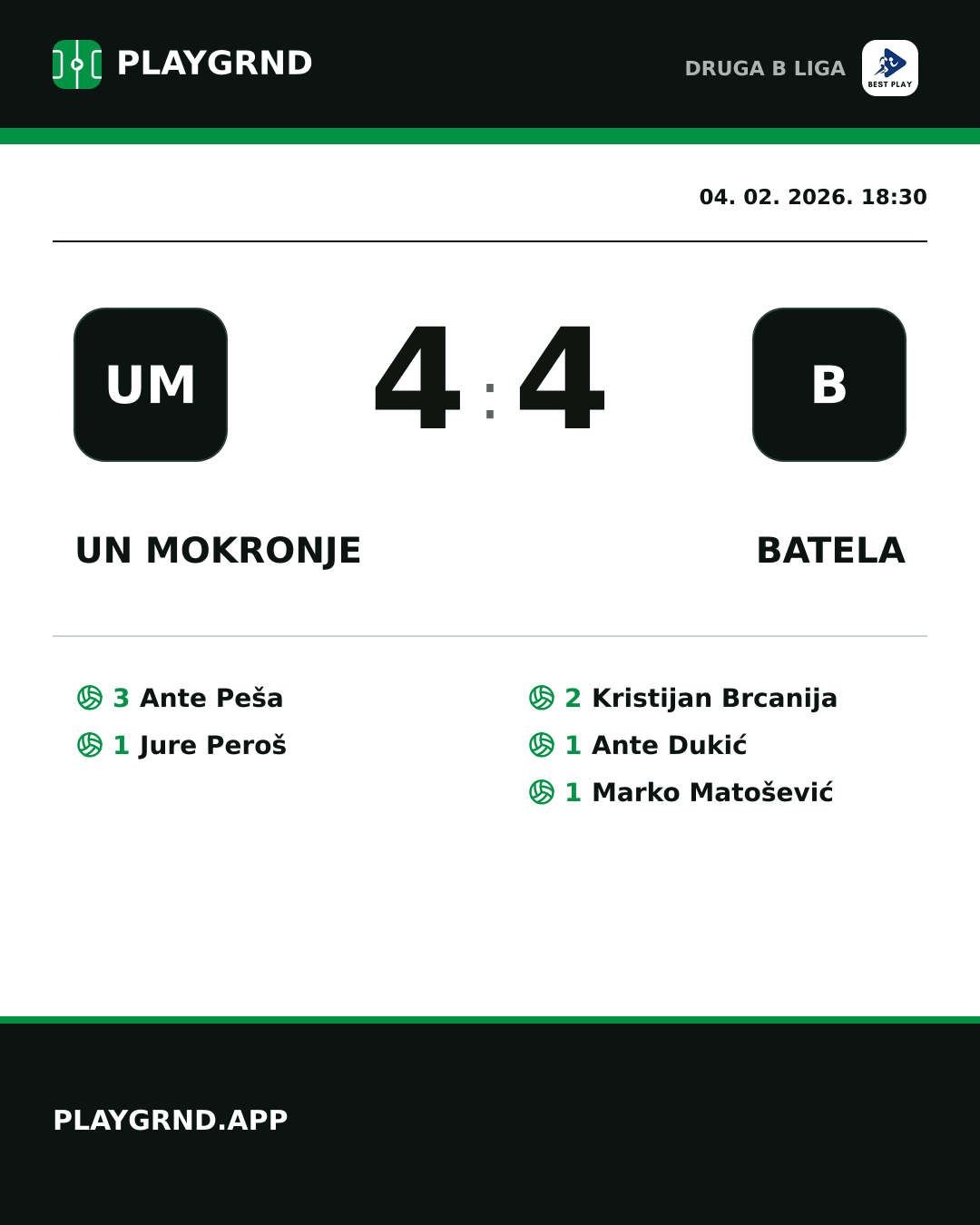 Instagram slika: UN Mokronje 4:4 Batela