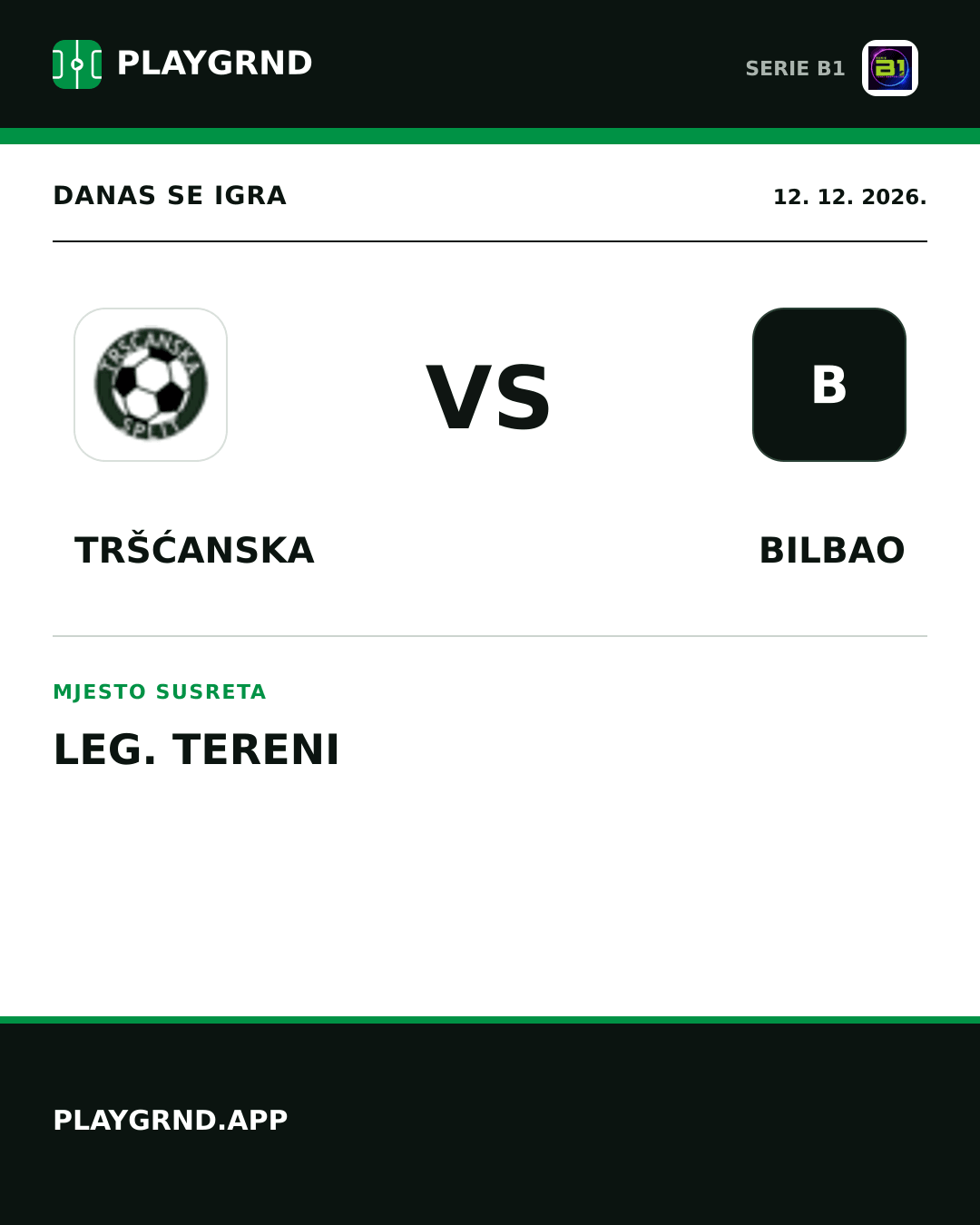 Instagram slika: Tršćanska vs Bilbao