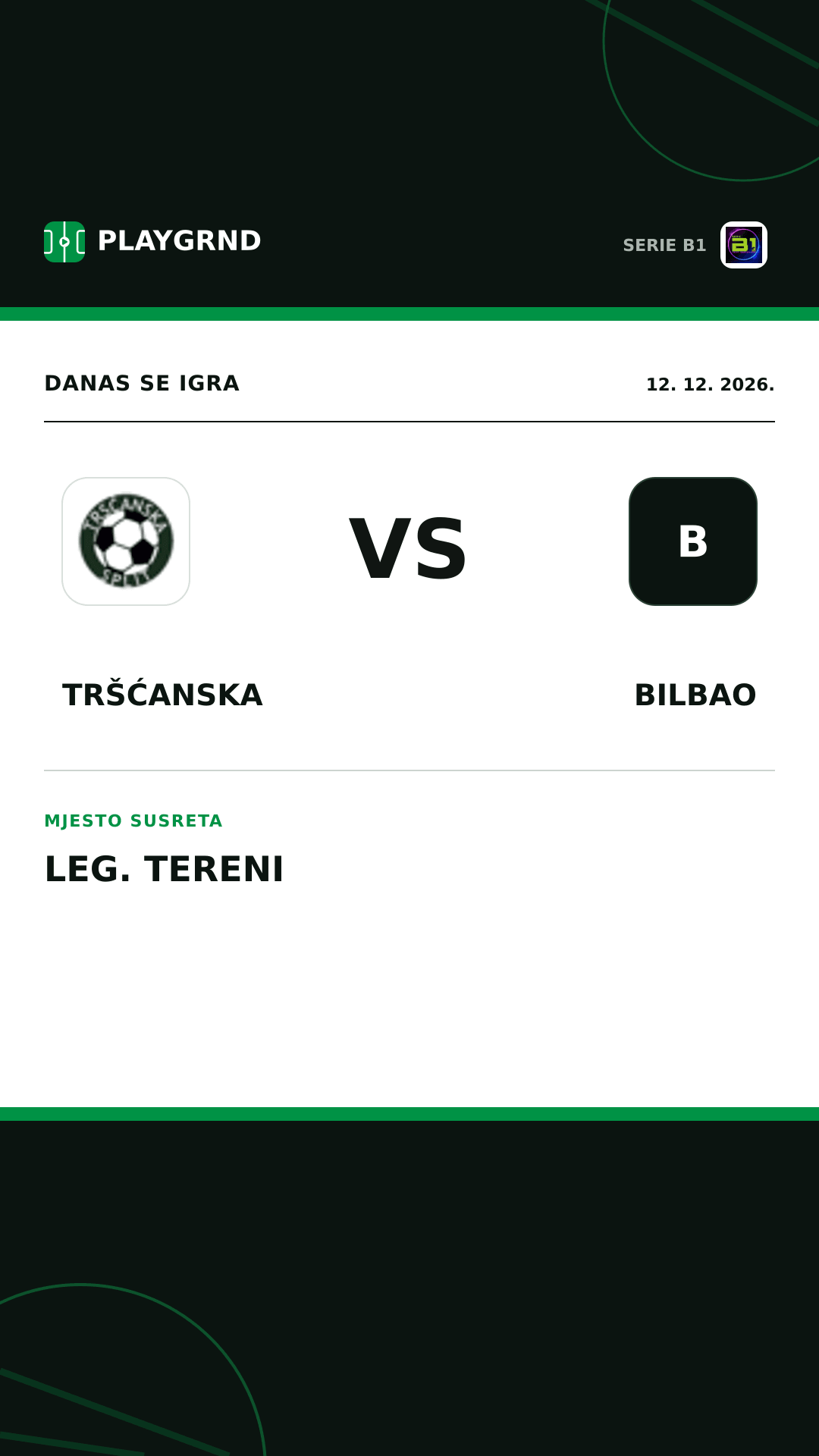 Instagram slika: Tršćanska vs Bilbao