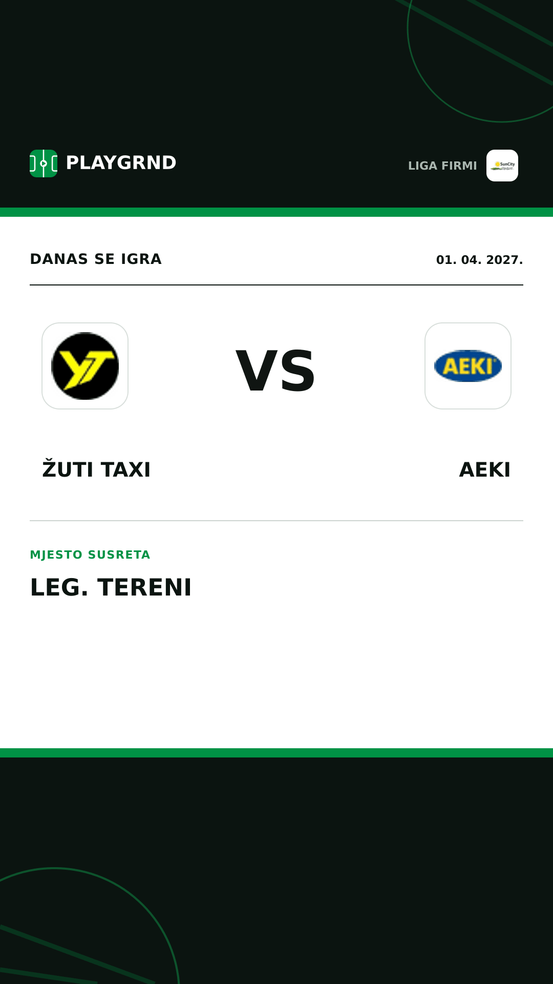 Instagram slika: Žuti Taxi vs AEKI