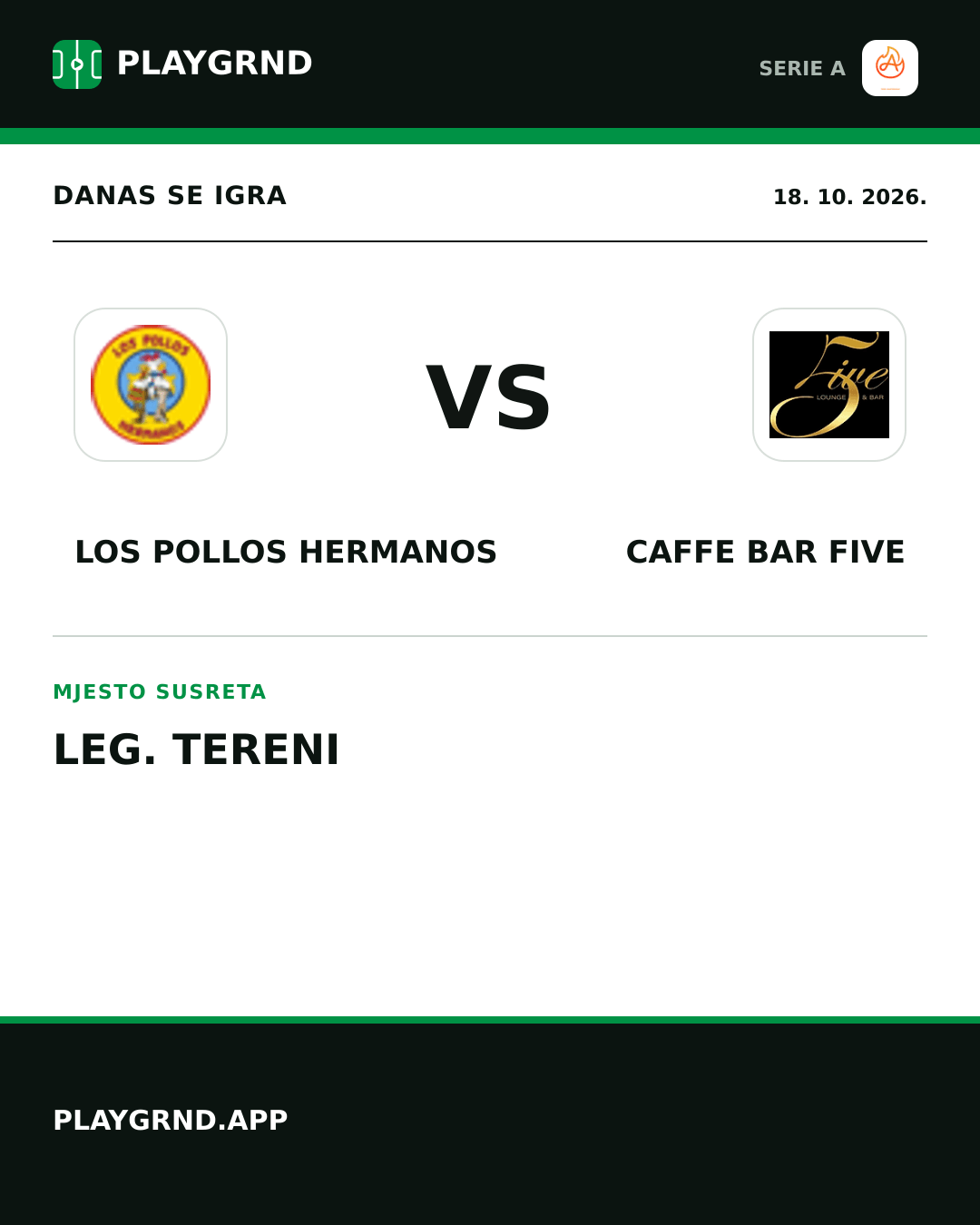 Instagram slika: Los Pollos Hermanos vs Caffe Bar Five
