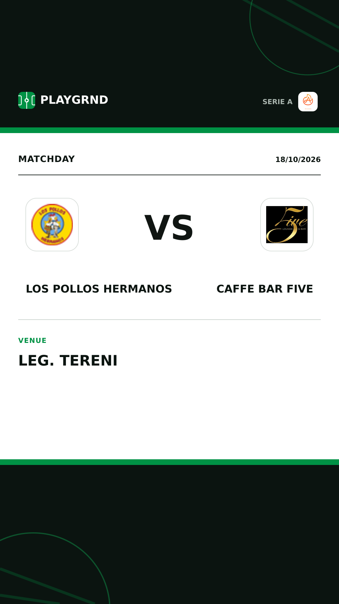Instagram artwork: Los Pollos Hermanos vs Caffe Bar Five