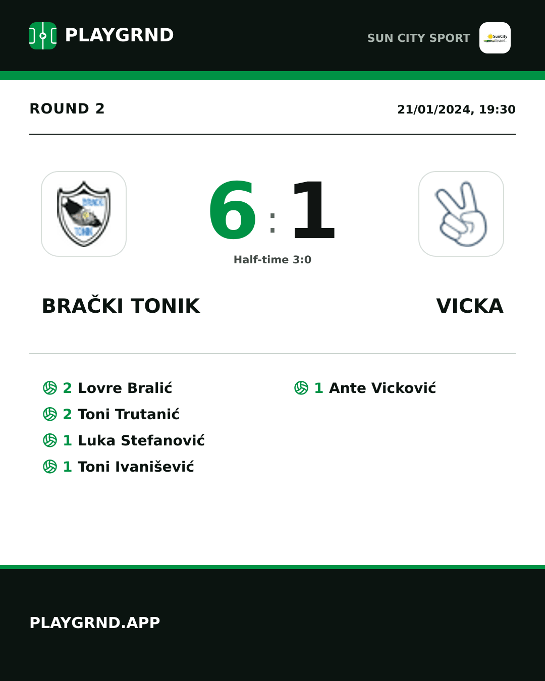 Instagram artwork: Brački Tonik 6:1 Vicka