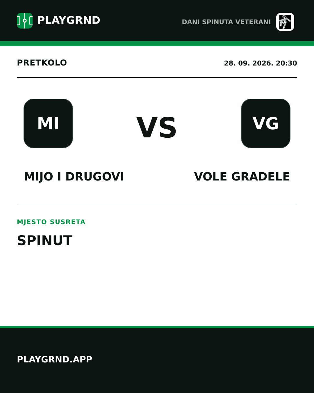 Instagram slika: Mijo i drugovi vs Vole gradele