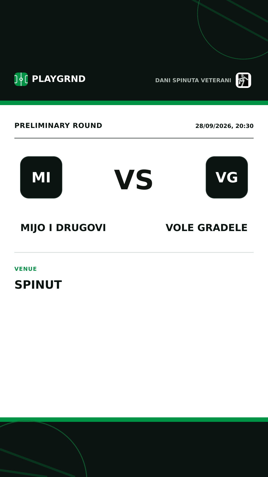 Instagram artwork: Mijo i drugovi vs Vole gradele