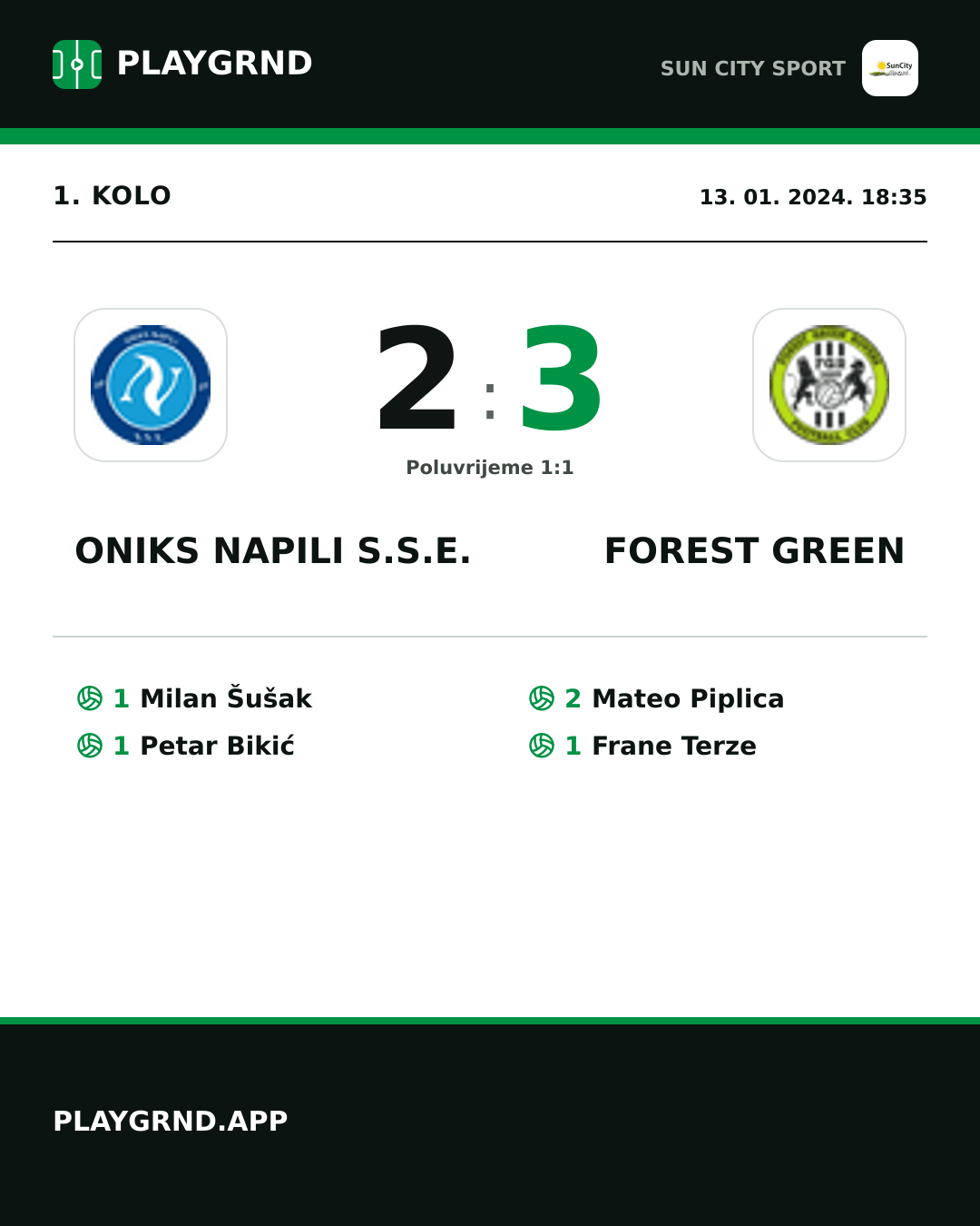 Instagram slika: Oniks Napili S.S.E. 2:3 Forest Green