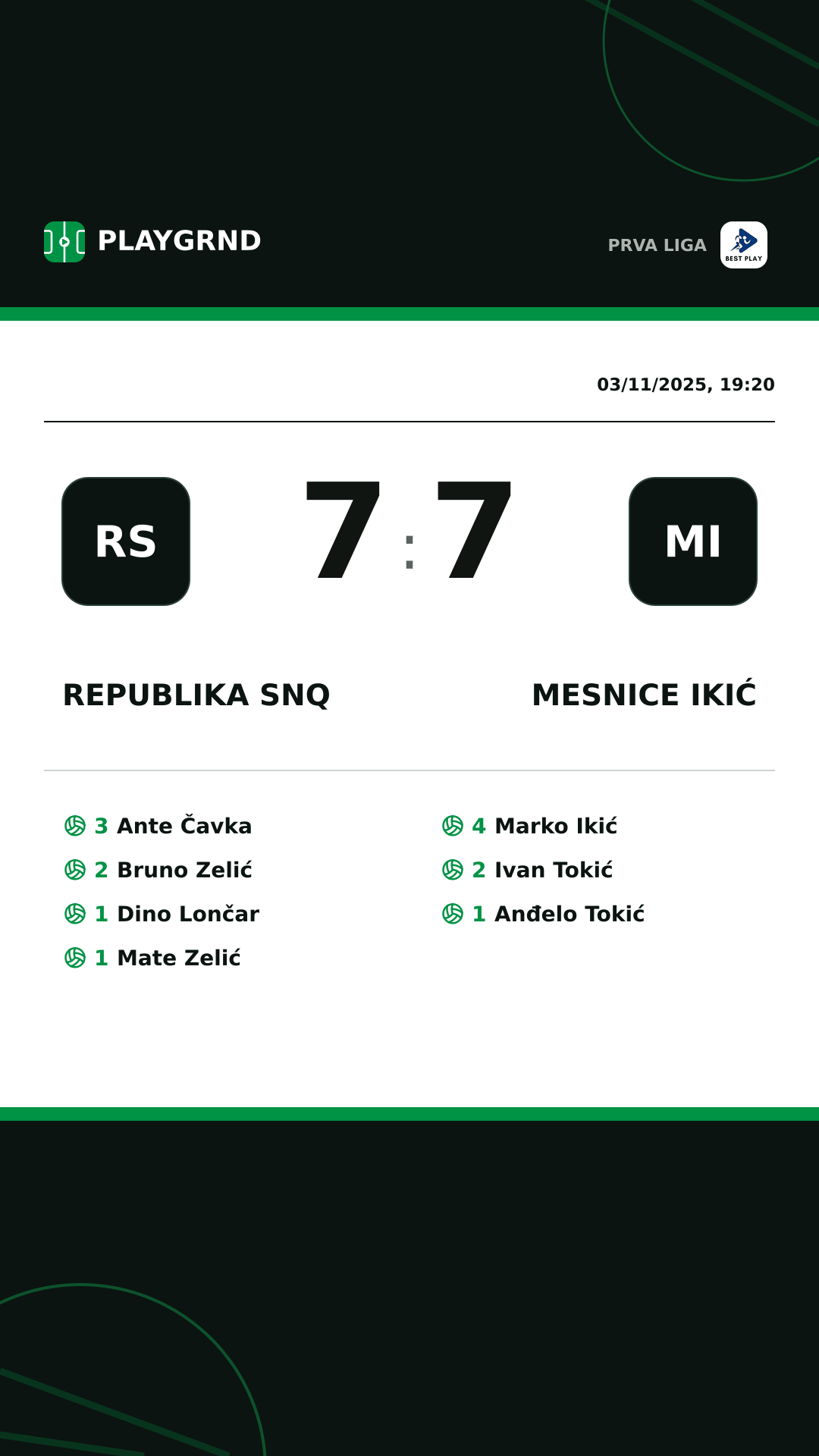 Instagram artwork: Republika SNQ 7:7 Mesnice Ikić