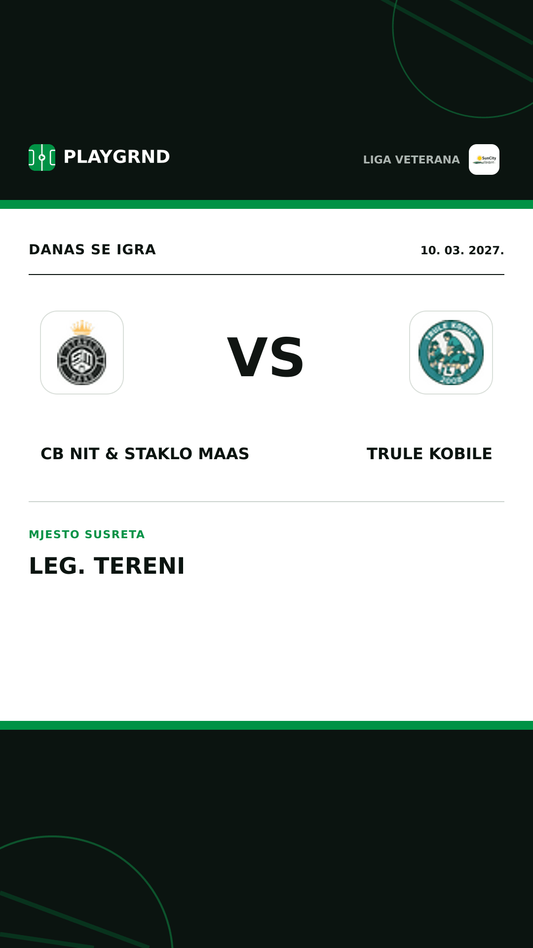 Instagram slika: CB Nit & Staklo Maas vs Trule Kobile