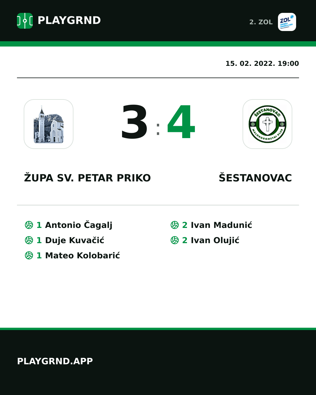 Instagram slika: Župa Sv. Petar Priko 3:4 Šestanovac