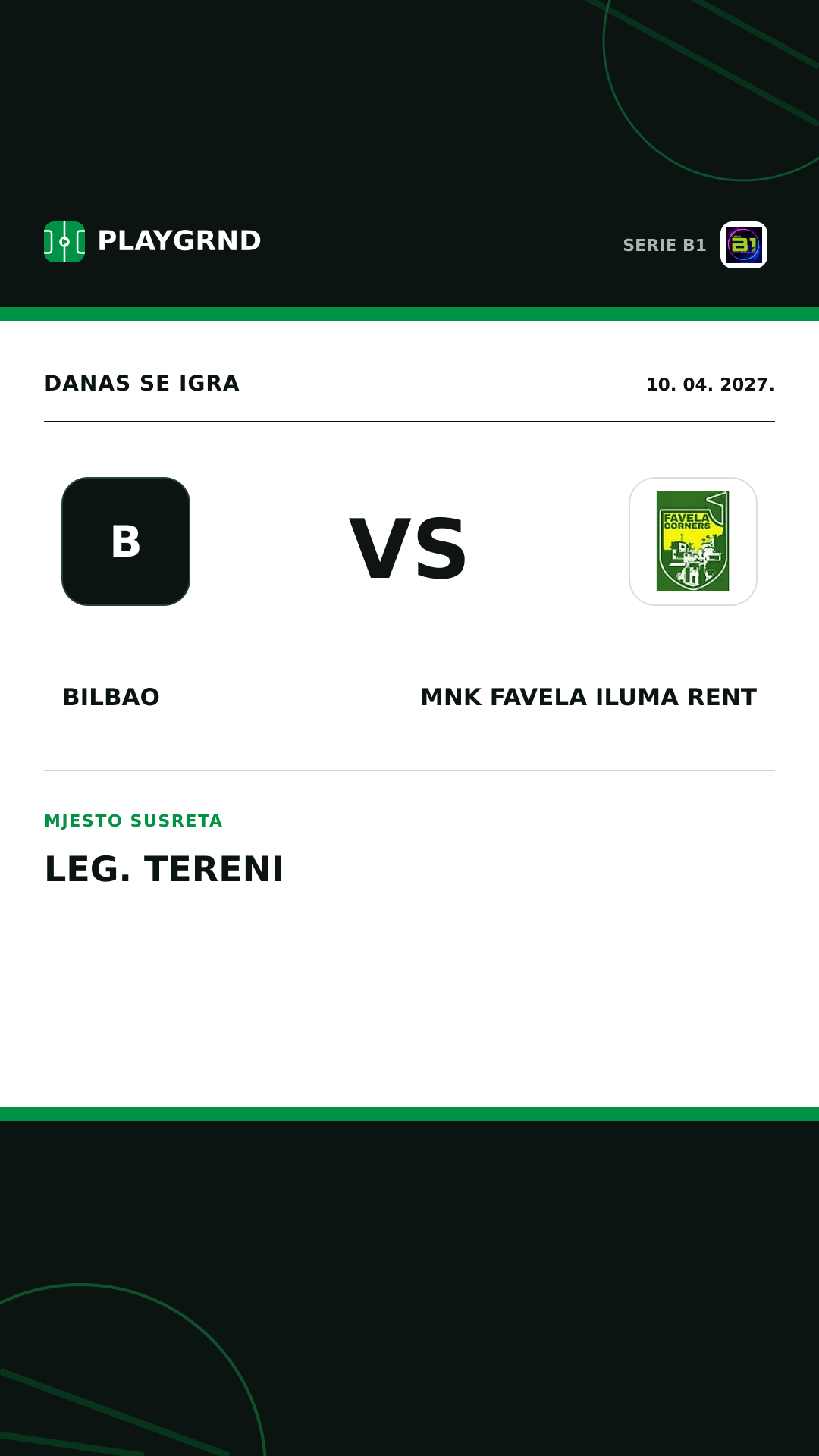Instagram slika: Bilbao vs MNK Favela Iluma Rent