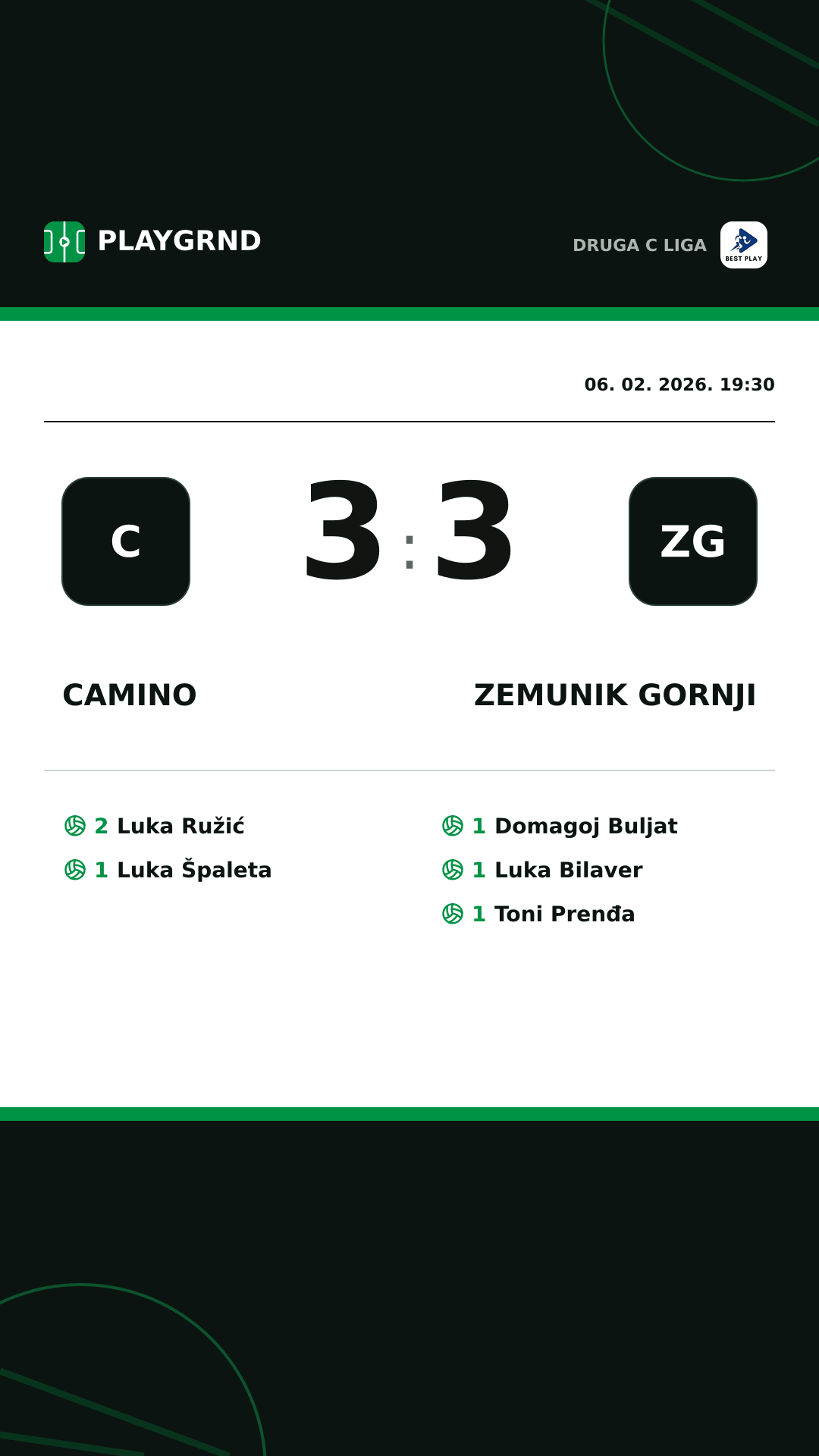 Instagram slika: Camino 3:3 Zemunik Gornji