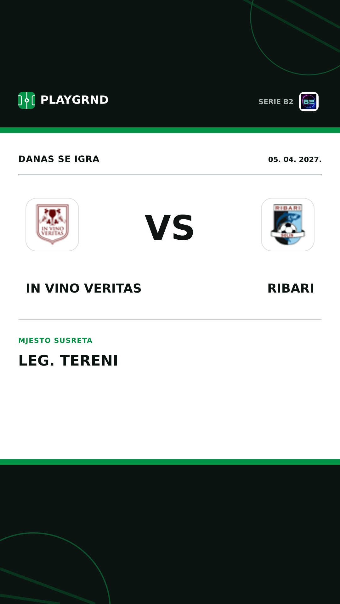 Instagram slika: IN Vino Veritas vs Ribari