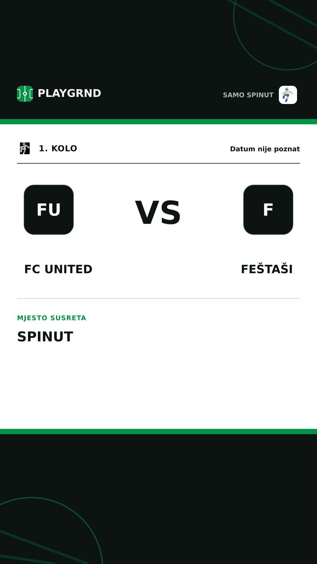Instagram slika: FC United vs Feštaši
