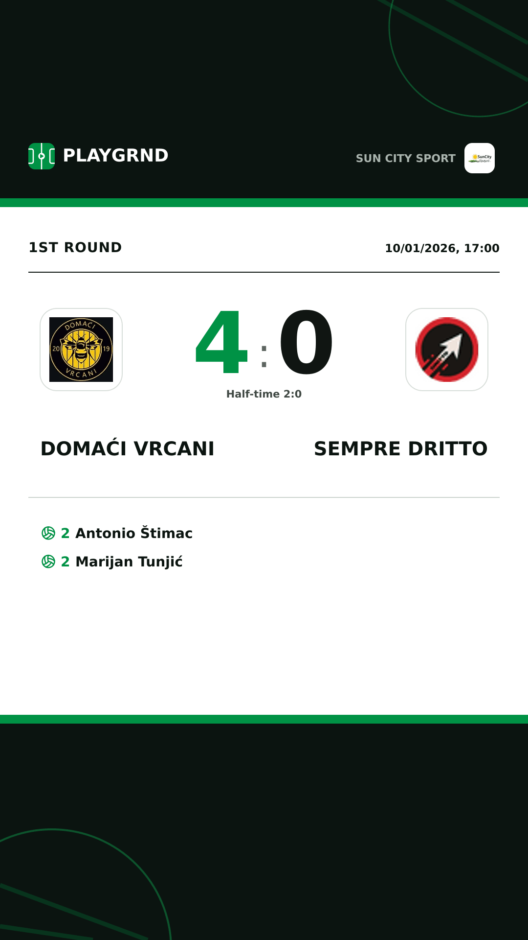 Instagram artwork: Domaći Vrcani 4:0 Sempre Dritto
