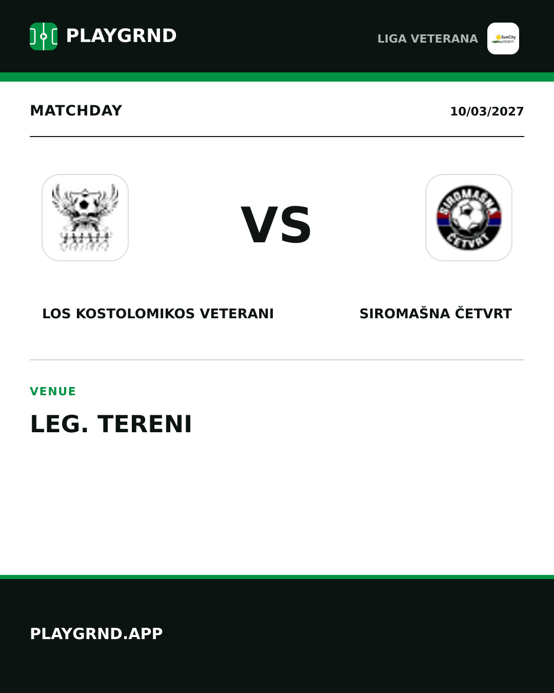 Instagram artwork: Los Kostolomikos Veterani vs Siromašna Četvrt