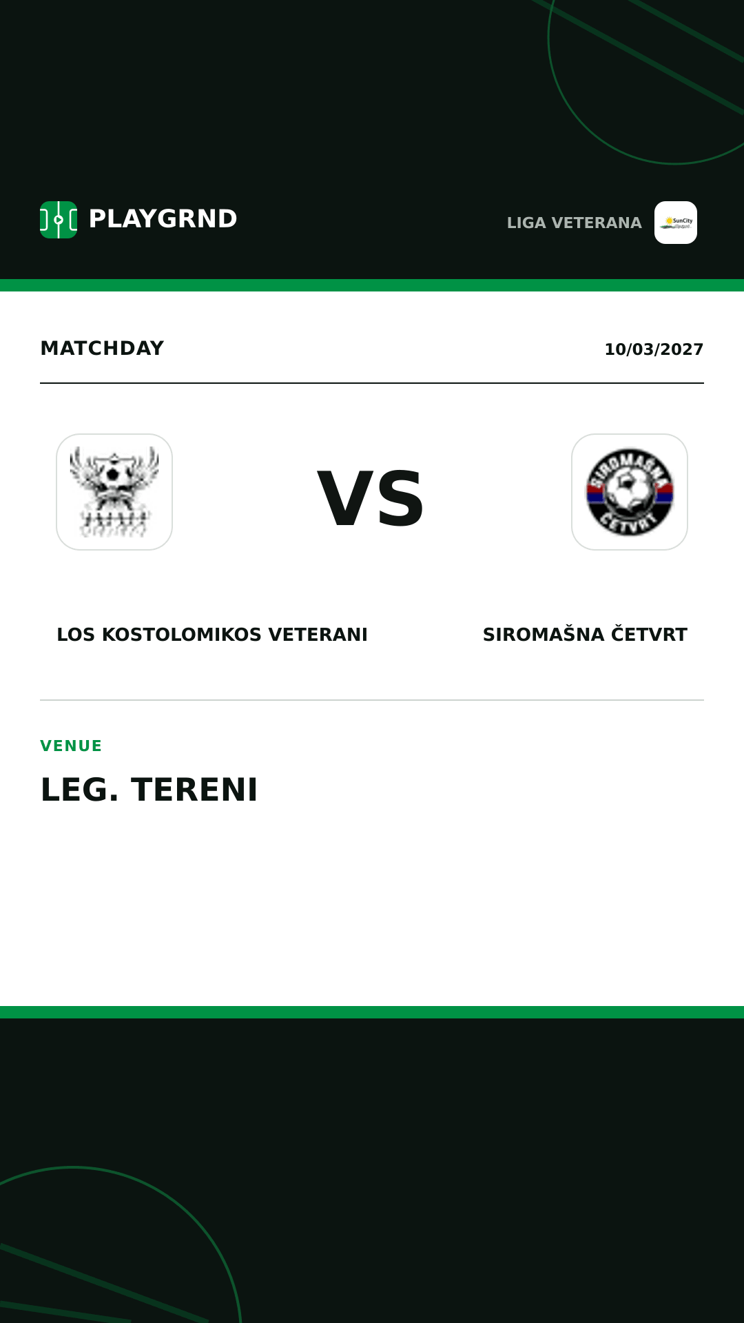 Instagram artwork: Los Kostolomikos Veterani vs Siromašna Četvrt