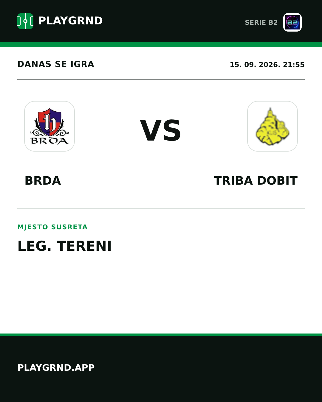 Instagram slika: Brda vs Triba Dobit