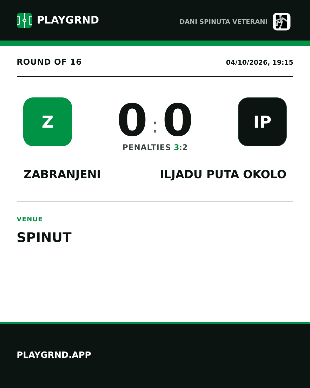 Instagram artwork: Zabranjeni 0:0 Iljadu puta okolo
