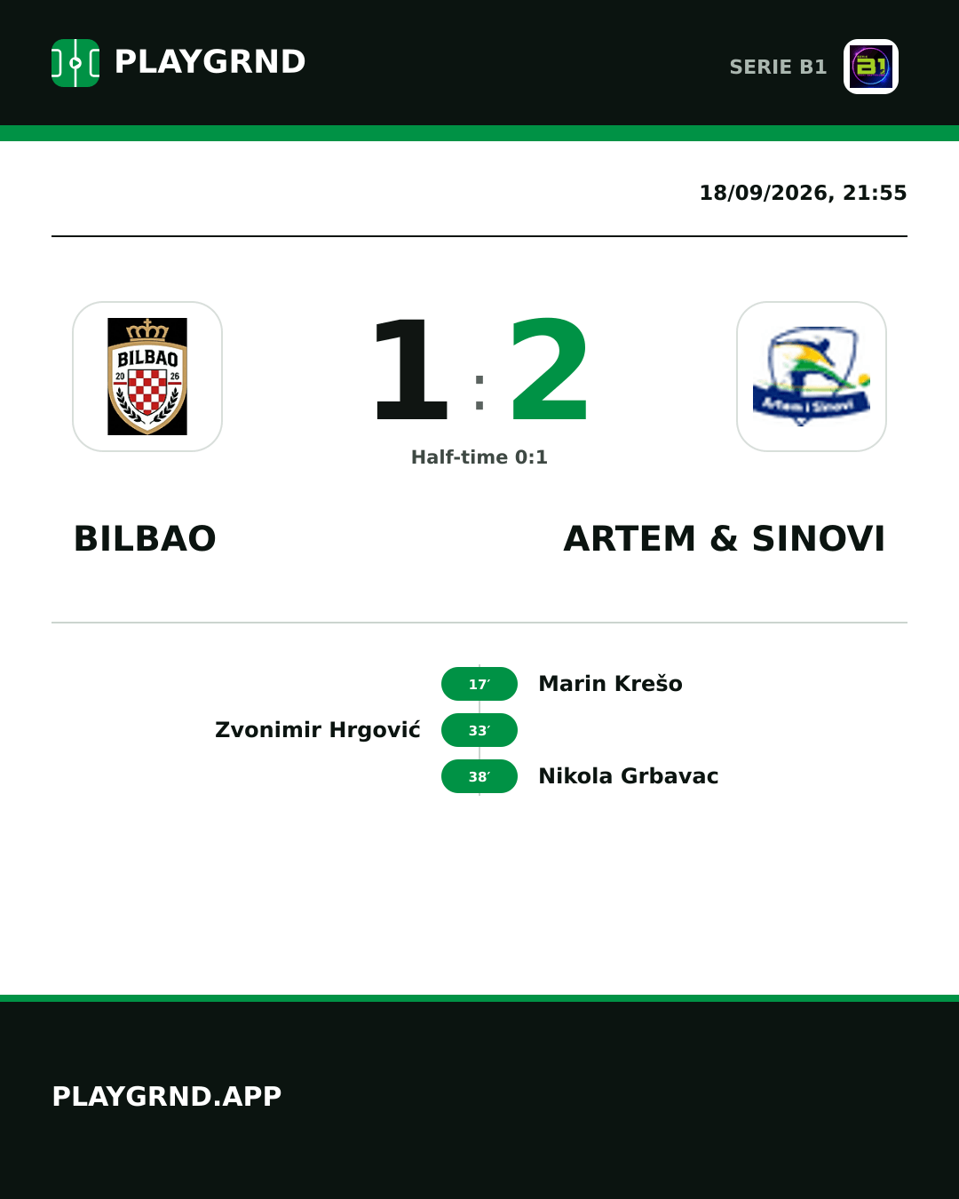 Instagram artwork: Bilbao 1:2 Artem & Sinovi