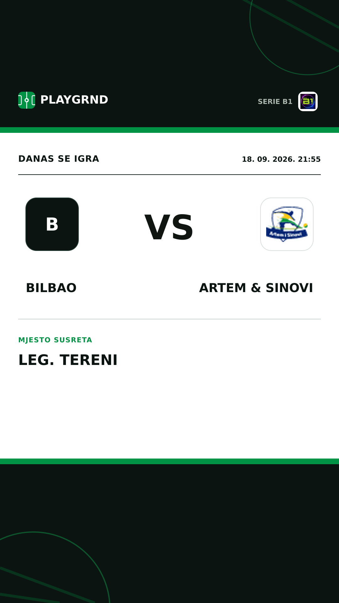 Instagram slika: Bilbao vs Artem & Sinovi