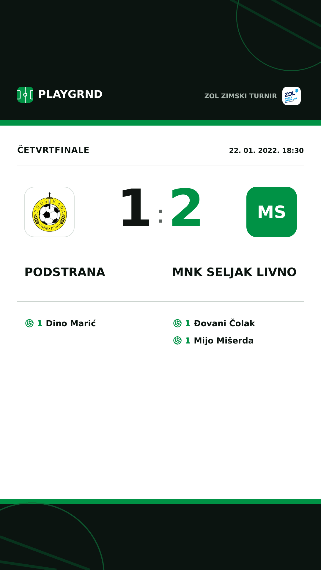 Instagram slika: Podstrana 1:2 MNK Seljak Livno