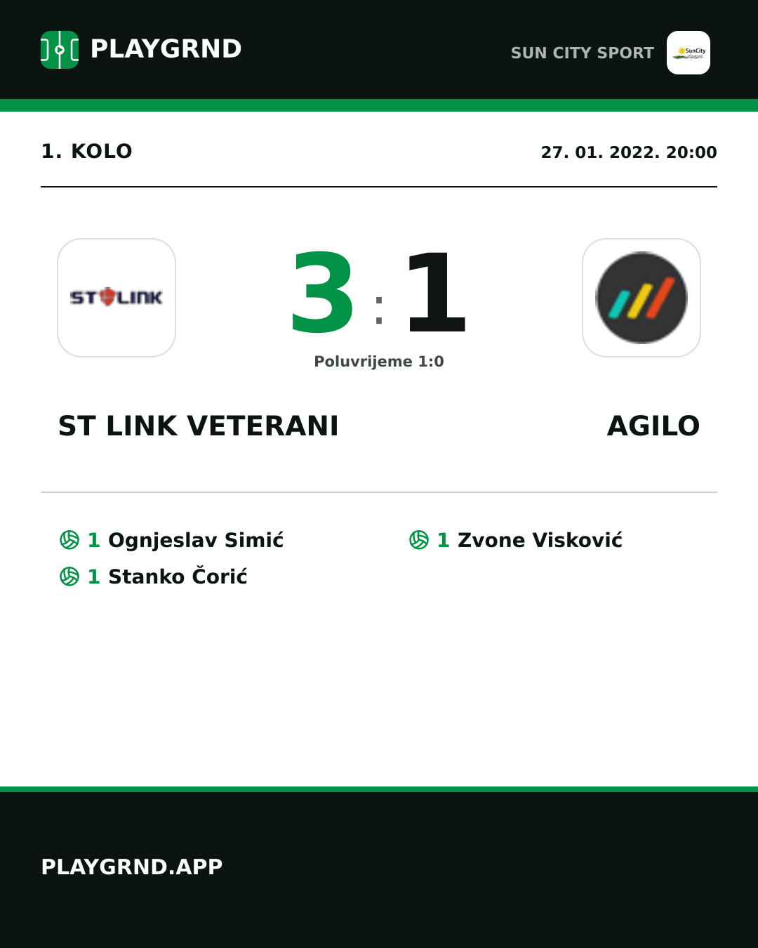 Instagram slika: ST Link Veterani 3:1 Agilo