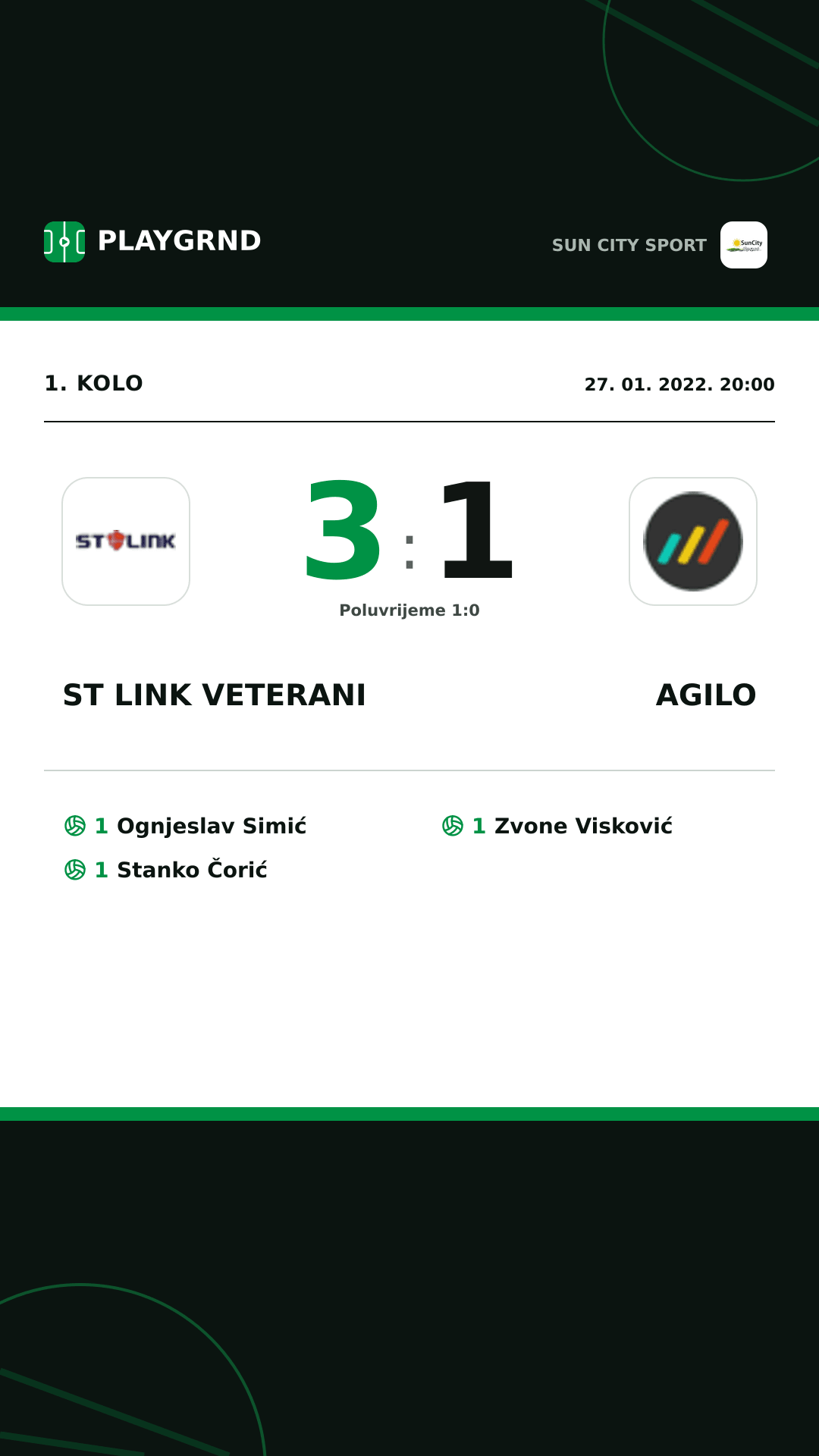 Instagram slika: ST Link Veterani 3:1 Agilo