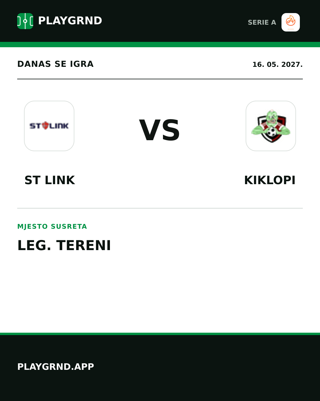 Instagram slika: ST Link vs Kiklopi