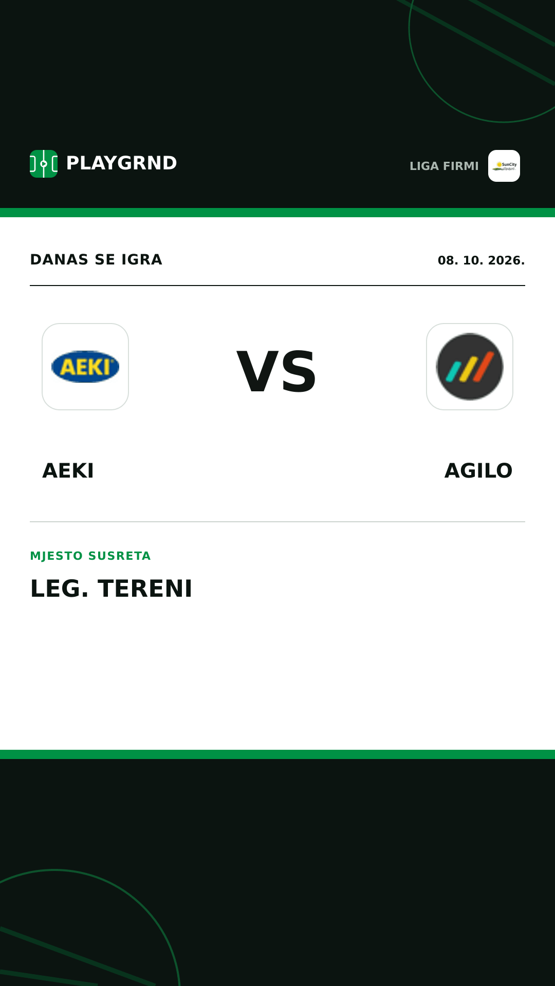 Instagram slika: AEKI vs Agilo