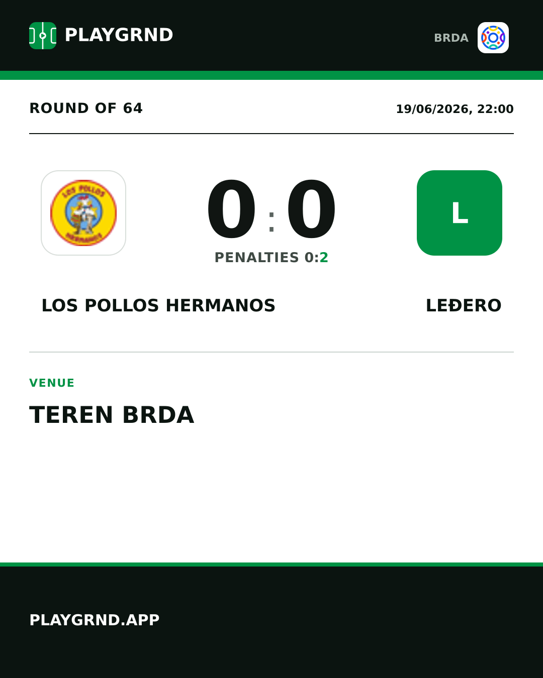 Instagram artwork: Los Pollos Hermanos 0:0 Leđero