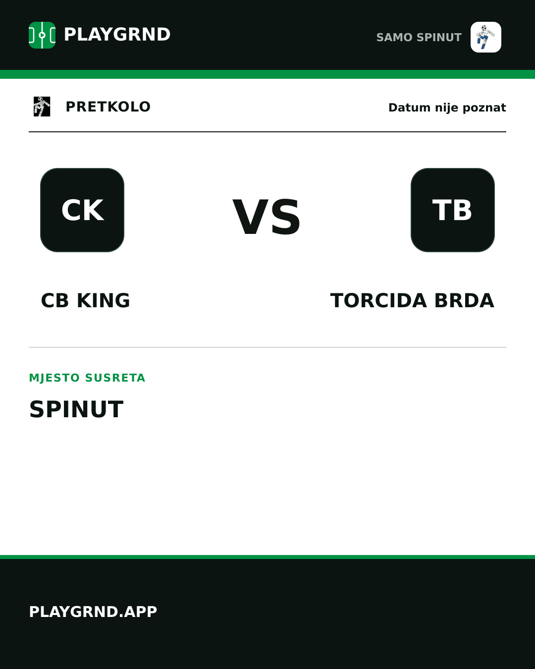 Instagram slika: CB King vs Torcida Brda