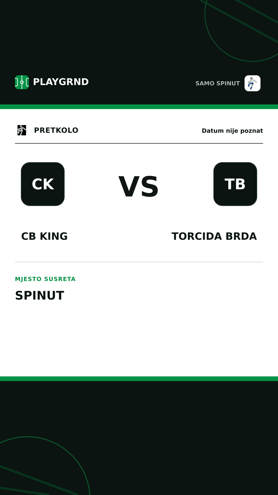 Instagram slika: CB King vs Torcida Brda