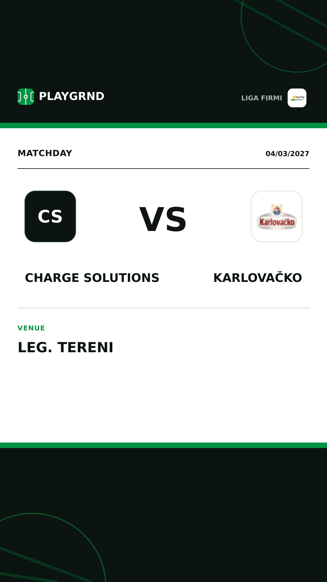Instagram artwork: Charge Solutions vs Karlovačko