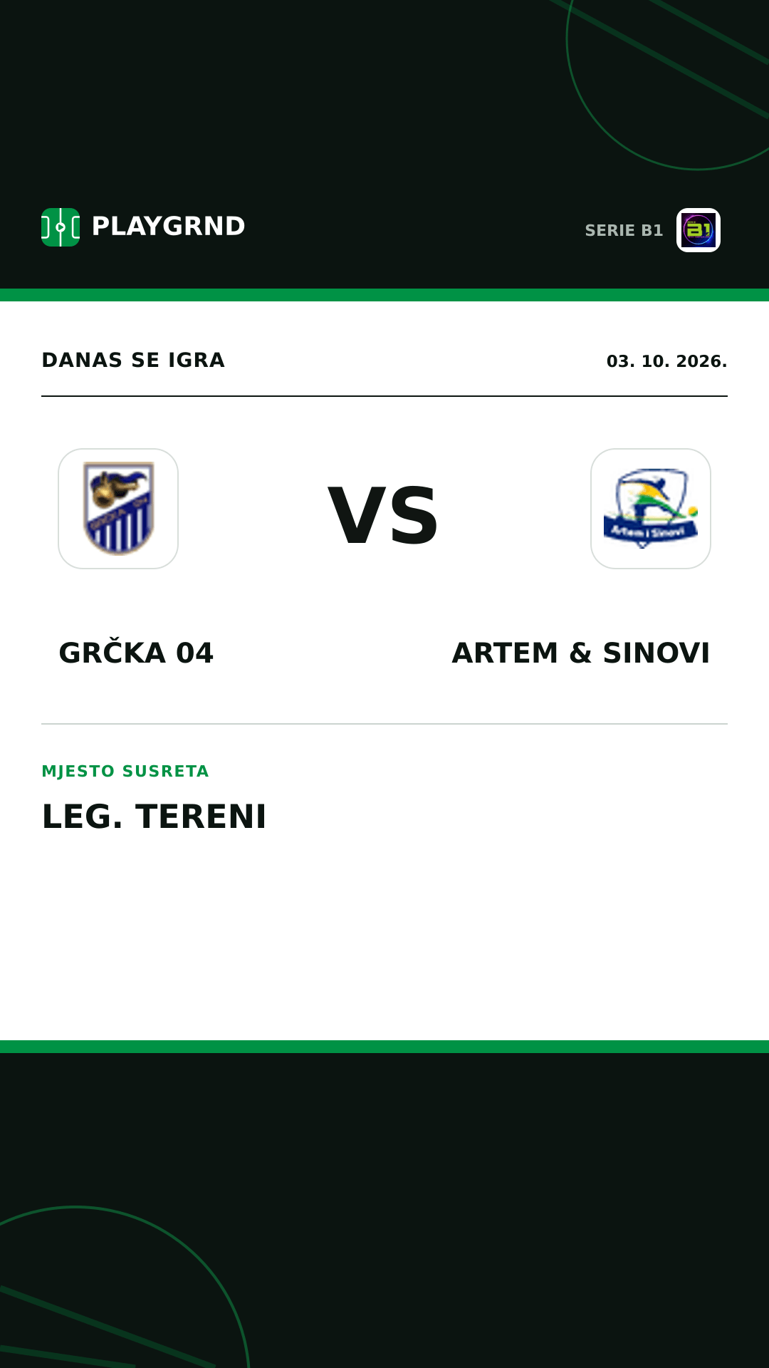 Instagram slika: Grčka 04 vs Artem & Sinovi