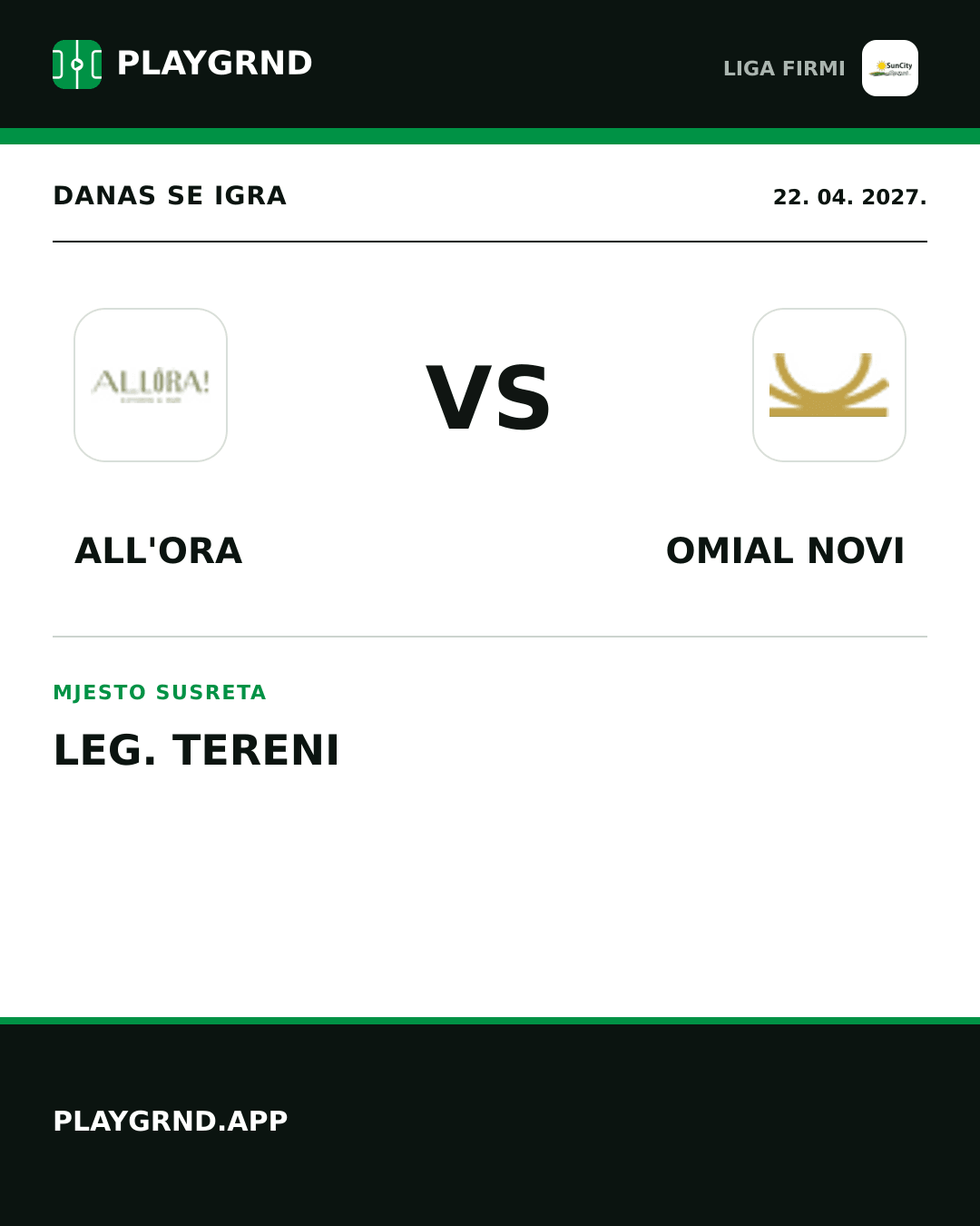 Instagram slika: All'Ora vs Omial Novi