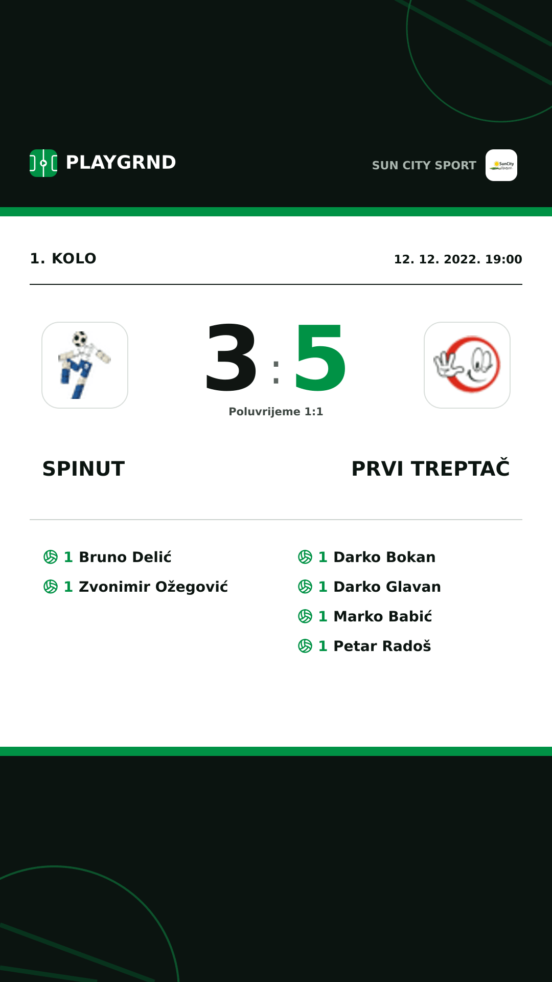 Instagram slika: Spinut 3:5 Prvi Treptač