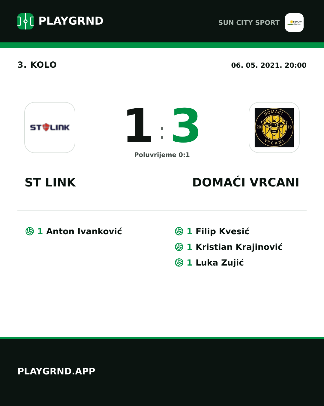 Instagram slika: ST Link 1:3 Domaći Vrcani