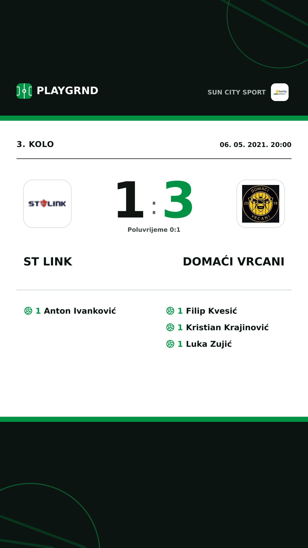 Instagram slika: ST Link 1:3 Domaći Vrcani