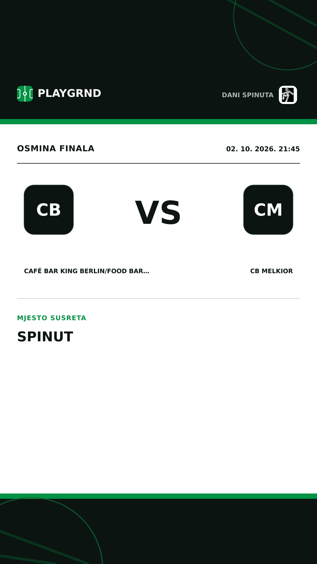 Instagram slika: Café Bar King Berlin/Food Bar Gabine vs CB Melkior