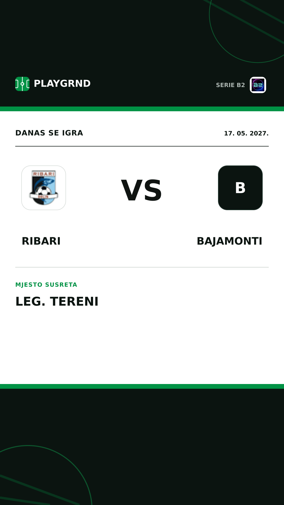 Instagram slika: Ribari vs Bajamonti
